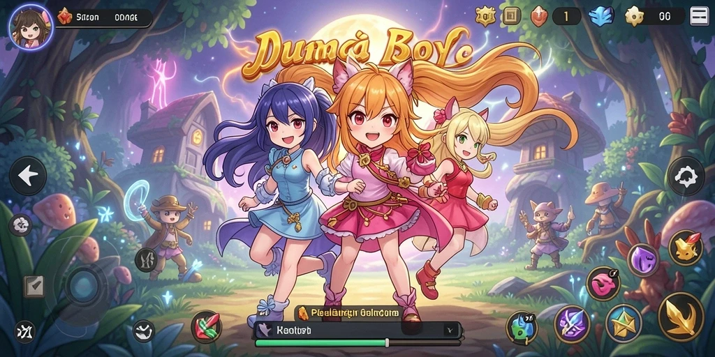 Tampilan gameplay 5ZK yang penuh warna dan dinamis.
