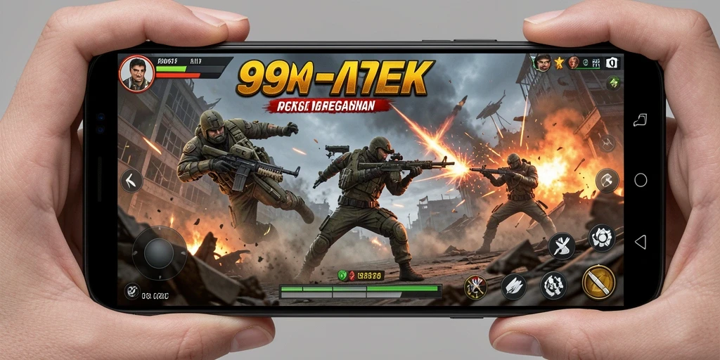 Tampilan gameplay aksi menegangkan di 99RK.