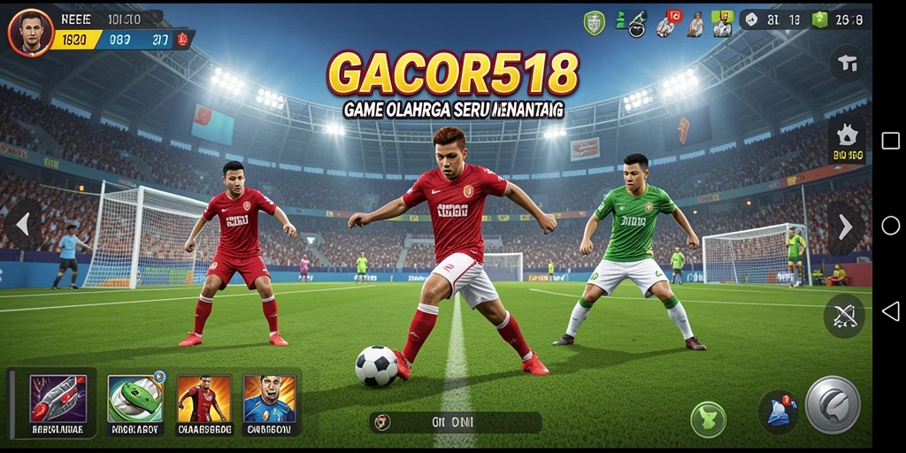 Tampilan gameplay GACOR518 yang penuh aksi dan seru.