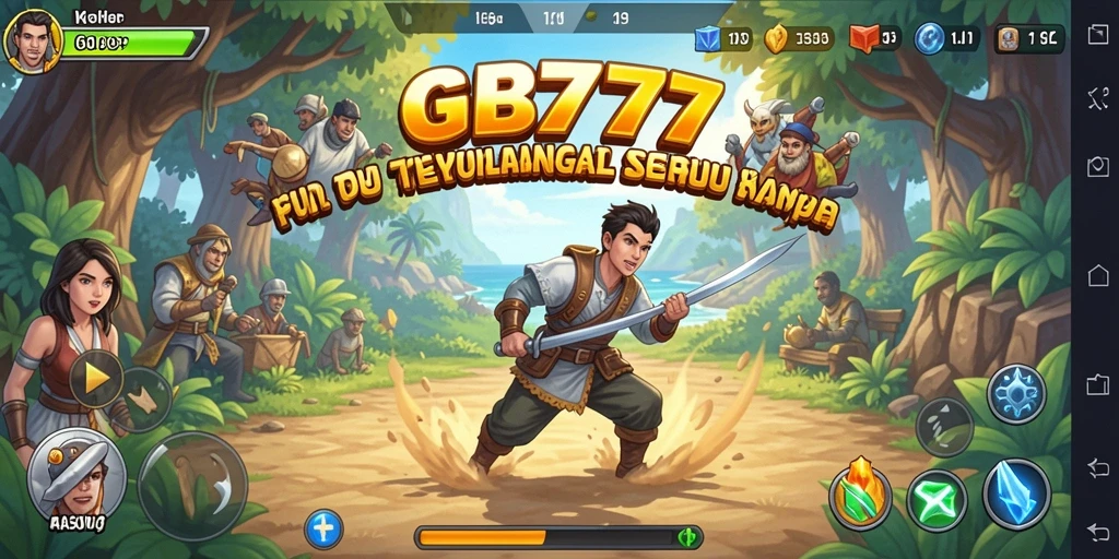 Screenshot gameplay GB777 yang menampilkan eksplorasi seru dalam petualangan.