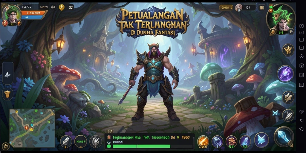 Tampilan gameplay GT777 yang menyoroti petualangan seru dan tantangan.