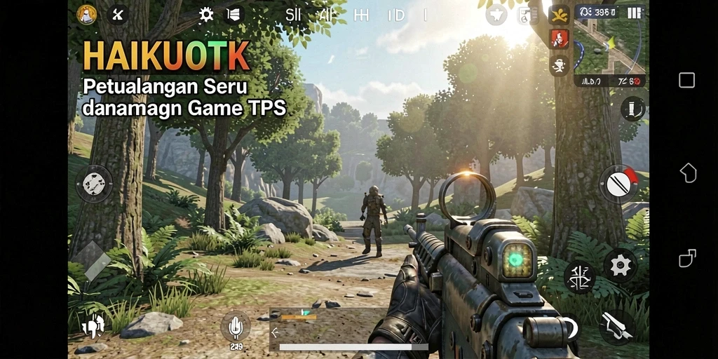 Screenshot gameplay HAIKUOTK yang penuh aksi dan petualangan.