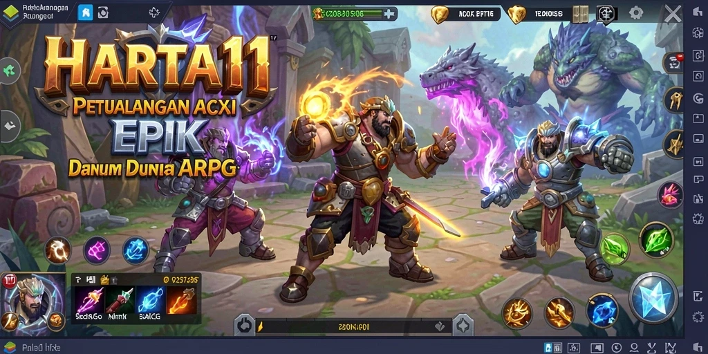 Tampilan gameplay menarik HARTA11 dengan aksi seru dan grafis menawan.