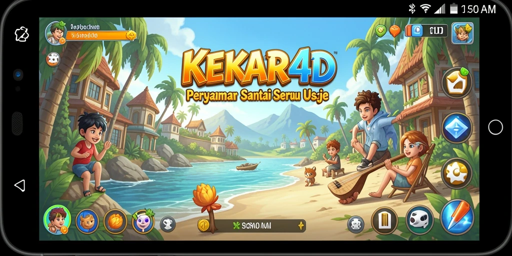 Screenshot gameplay KEKAR4D yang menunjukkan keseruan permainan santai.