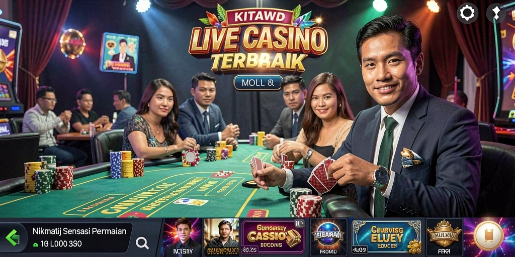 Tampilan gameplay menarik dari KITAWD Live Casino.