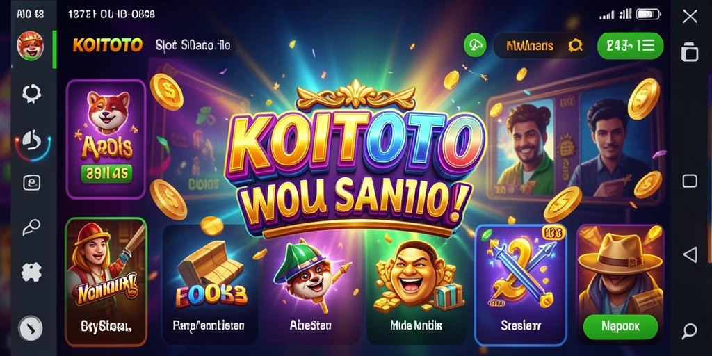 Screenshot gameplay Slot KOITOTO yang memukau dan mengasyikkan.