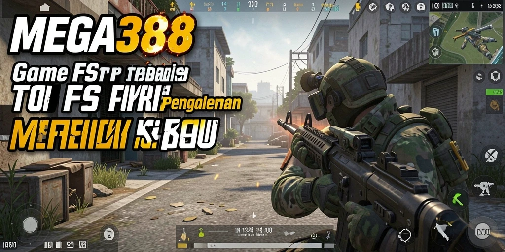 Tangkapan layar MEGA388 menampilkan aksi tembak-menembak yang seru dan mendebarkan.
