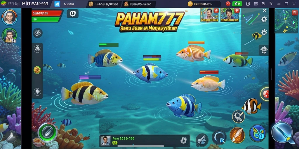 Gameplay seru menangkap ikan di PAHAM777.