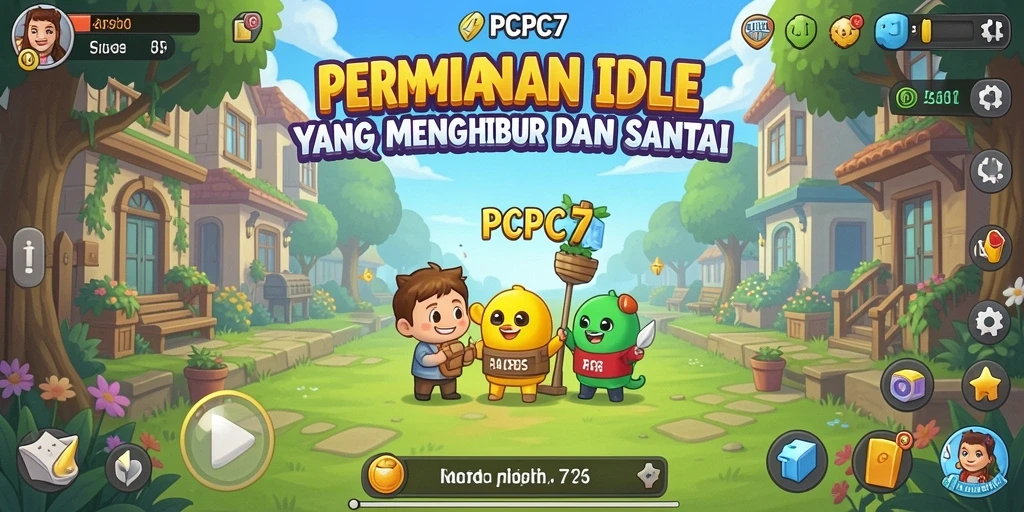Screenshot gameplay PCPC7 yang menunjukkan pengalaman Idle yang menarik.