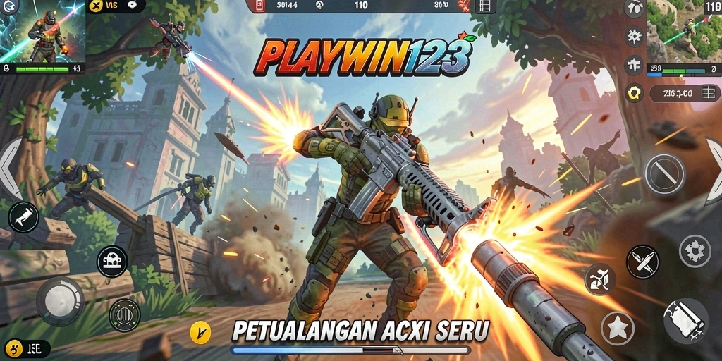 Tampilan gameplay seru dan menegangkan dari PLAYWIN123.