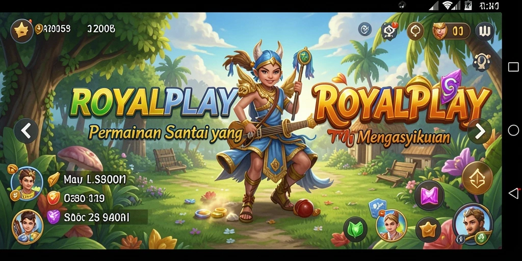 Screenshot menampilkan gameplay seru dari ROYALPLAY.
