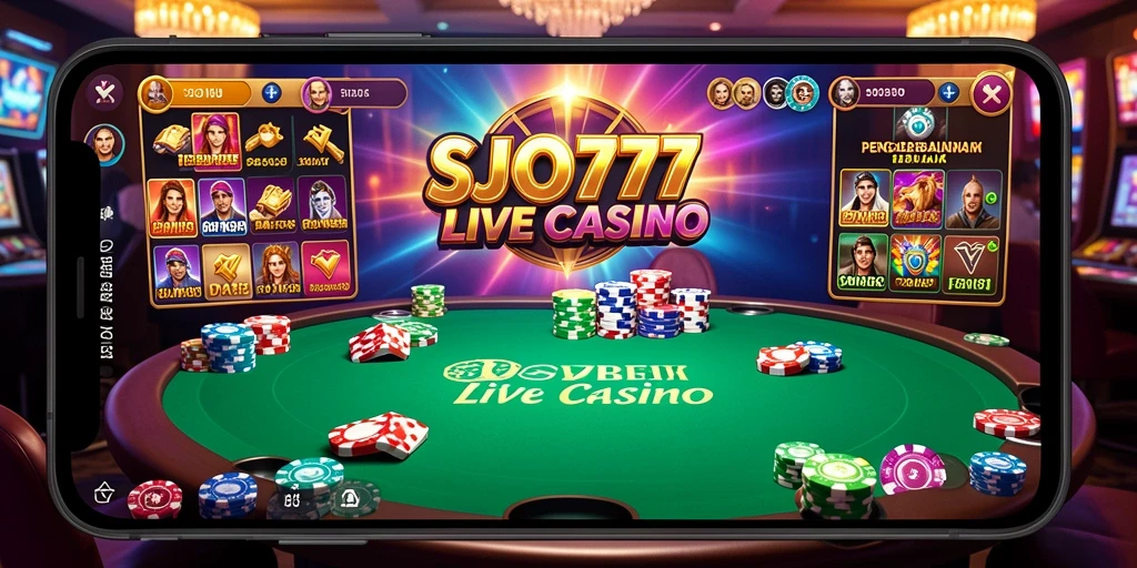 Tampilan gameplay SJO777 yang menarik dan interaktif di Live Casino.